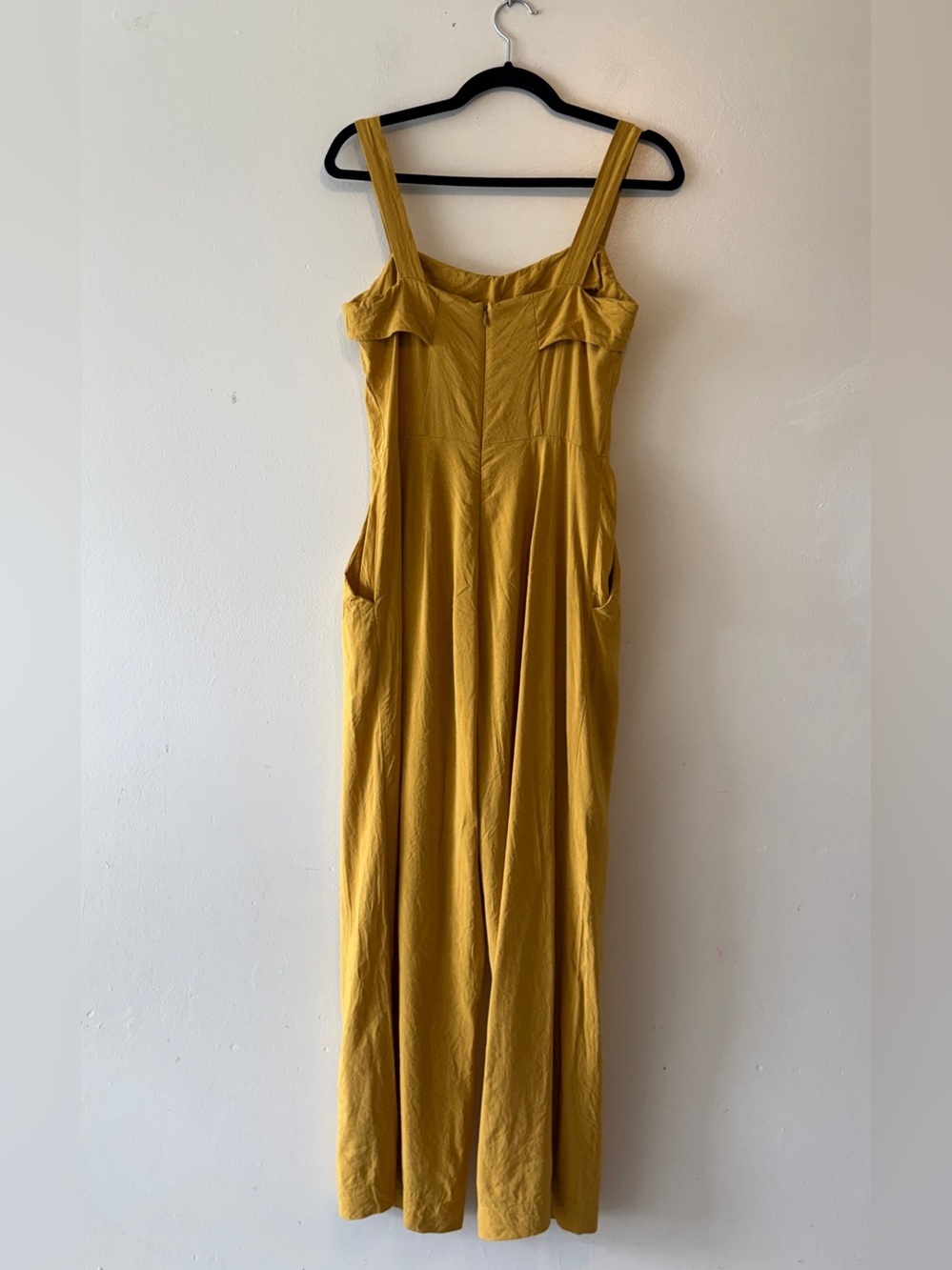 Birds of North America Sandgrouse Jumpsuit In Mustard Yellow Size 6 Square-Neck - Picture 4 of 15